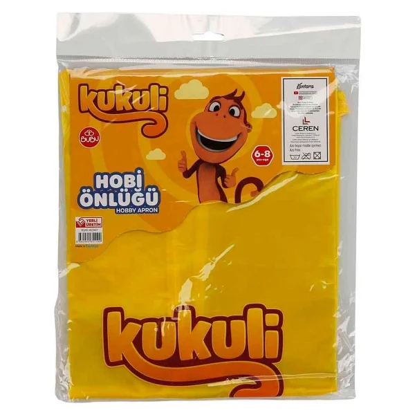 Bubu Kukuli Boyama Önlüğü 6-8 Yaş - Görsel 3