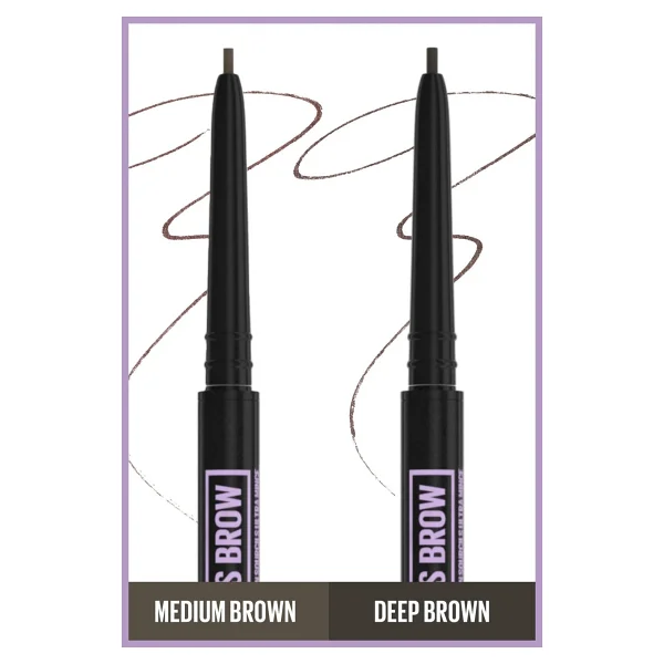 Maybelline Brow Ultra Slim 05 Deep Brown Kaş Kalemi - Görsel 8