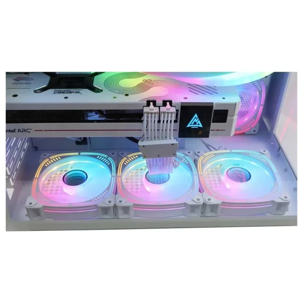 Gamemaster F-7 Beyaz 7x RGB Fanlı Bilgisayar Kasası V2 - Görsel 6