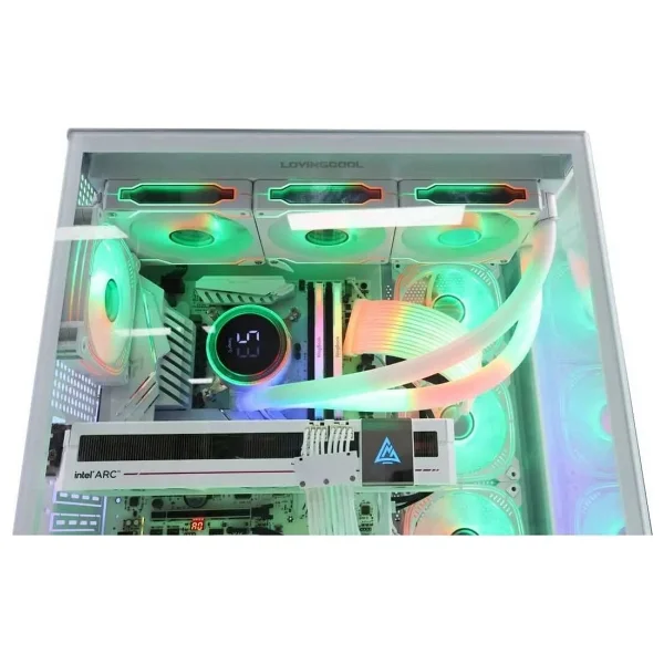 Gamemaster F-7 Beyaz 7x RGB Fanlı Bilgisayar Kasası V2 - Görsel 7