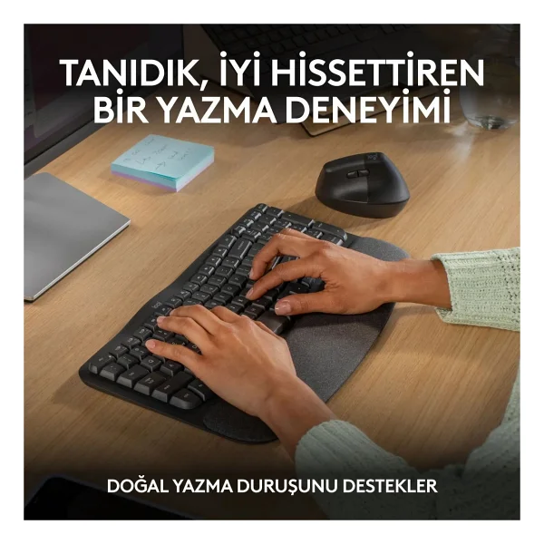 Logitech Wave Keys 920-012311 Q Kablosuz Klavye - Görsel 6