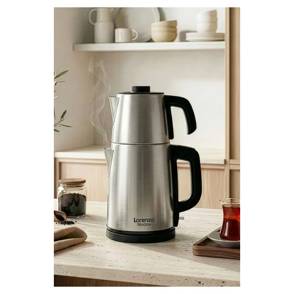 Lorenzo Teazen 2in1 LRZ-1020 Inox Çelik Çay Makinesi - Görsel 9