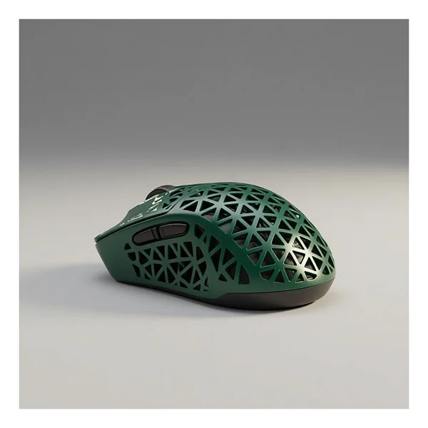 Attack Shark R5 Ultra Carbon Fiber Yeşil Şarjlı Ergonomik Makrolu Optik Kablolu/Kablosuz Oyuncu Mouse - Görsel 3