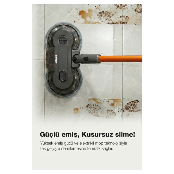 Fantom Pluto P 6100 Plus Cyclone Islak Kuru Antrasit Elektrikli Dikey Süpürge - Görsel 6