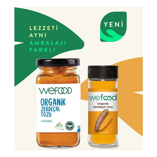 Wefood Organik Zerdeçal Tozu 55 Gr 2'li - Görsel 3
