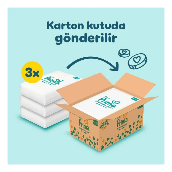 Prima Premium Care 4 Numara Maxi 126'lı Bebek Bezi - Görsel 3