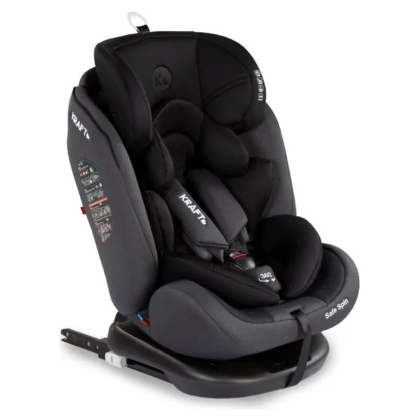 Kraft Safe Spin Plus I-Size Siyah 0-36 kg Oto Koltuğu - Görsel 10