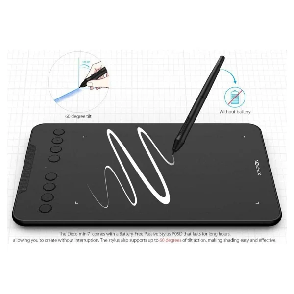 Xp-Pen Deco Mini7 Grafik Tablet - Görsel 6