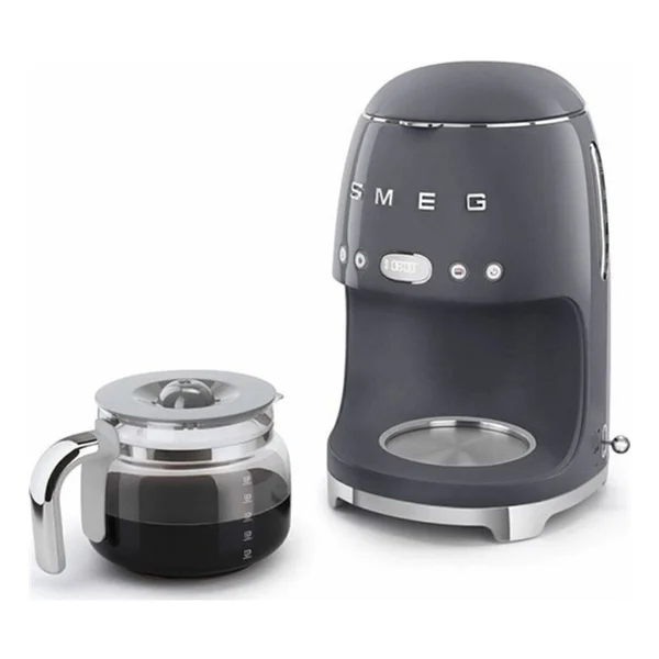 Smeg Dcf02greu Retro Gri Filtre Kahve Makinesi - Görsel 6