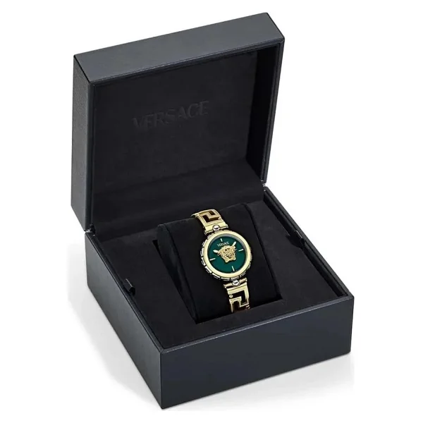 Versace Medusa Jewel Vrscve0b00325 Altın-Yeşil Kadın Kol Saati - Görsel 10