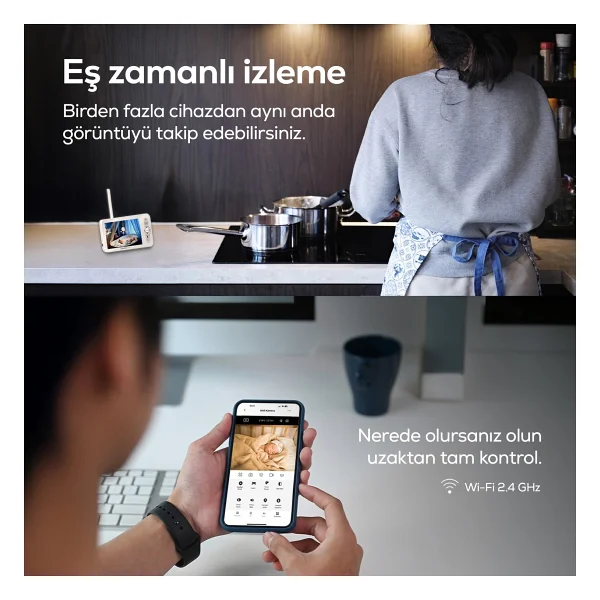 Xenon Smart X7202 3 Mp Bebek Gece Görüşlü Ip Wi-Fi Güvenlik Kamerası - Görsel 5
