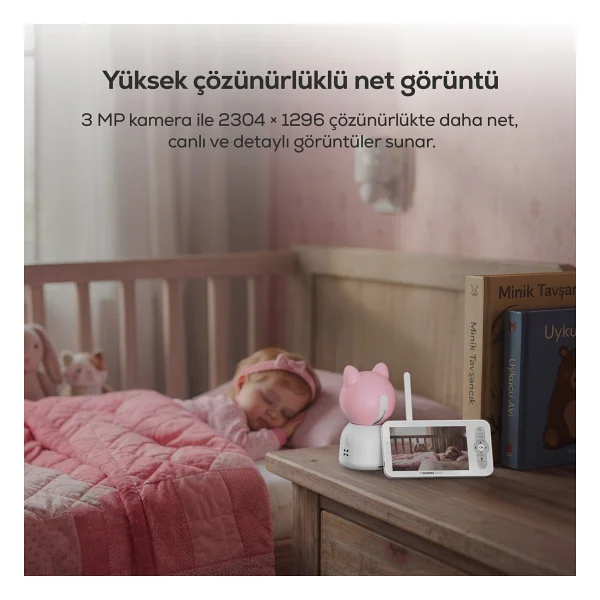 Xenon Smart X7202 3 Mp Bebek Gece Görüşlü Ip Wi-Fi Güvenlik Kamerası - Görsel 6