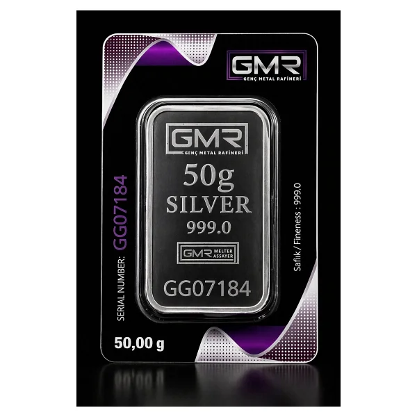 50 Gr Külçe Gümüş - Görsel 2