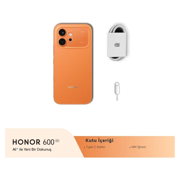 Honor 600 256 GB Turuncu - Görsel 2