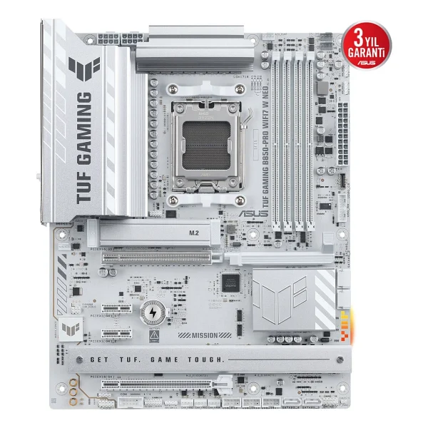 Asus Tuf Gaming B850-Pro Wıfı7 W Neo AMD Am5 DDR5 Atx Anakart - Görsel 4