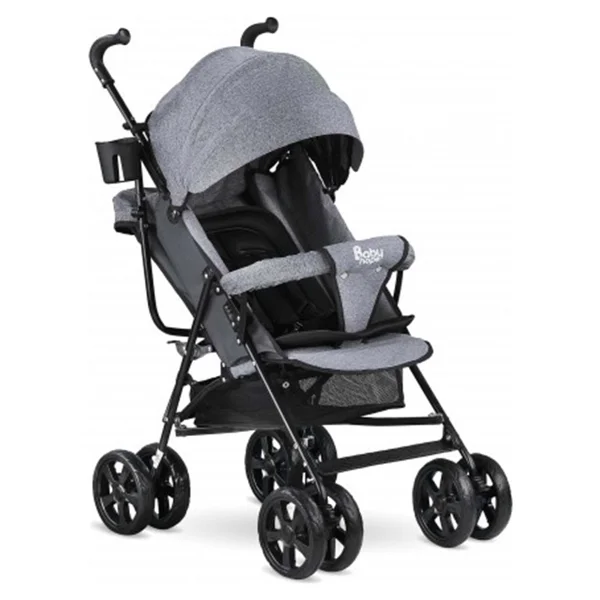 Babyhope Sa7 Siyah Baston Bebek Arabası - Görsel 4