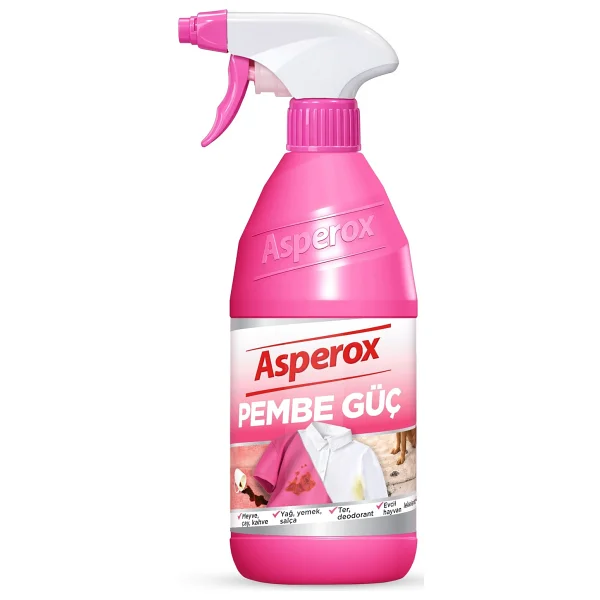 Asperox Pembe Güç Leke Çıkarı Sprey 650 Ml - Görsel 6