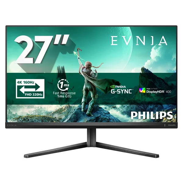 Philips Evnia 27m2n3800a 27" 1 Ms 4K 160 Hz - Full HD 320 Hz Ips Oyuncu Monitörü - Görsel 3