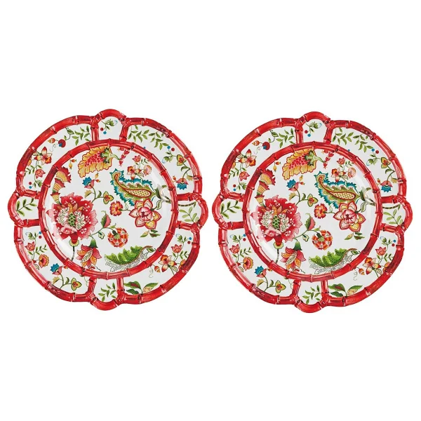 Lucky Art Bellus 28 Cm 2'li Melamin Servis Tabağı - Görsel 2