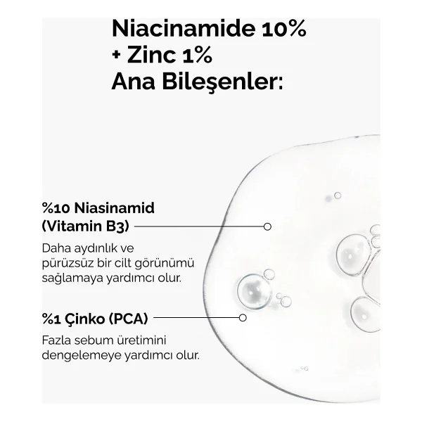 The Ordinary Leke Ve Gözenek Karşıtı Zinc 1% + 10% 60 Ml Niasinamid Serum - Görsel 4