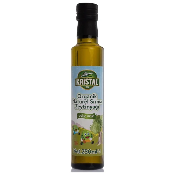 Kristal Organik Natürel Sızma Zeytinyağı Cam 250 Ml - Görsel 8