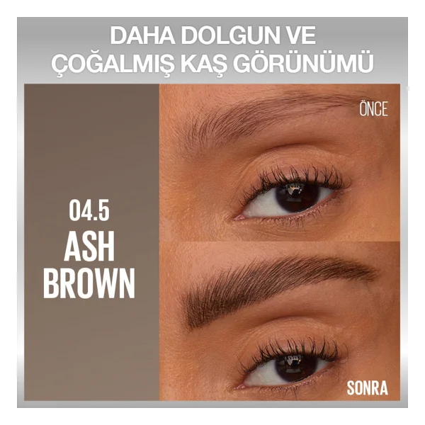 Maybelline New York Brow Insert Çift Uçlu Ash Brown Kaş Kalemi - Görsel 2