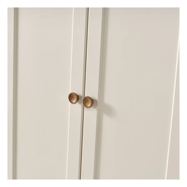 Edsy Home Sude 6 Kapaklı Gardırop - Beyaz - Görsel 3