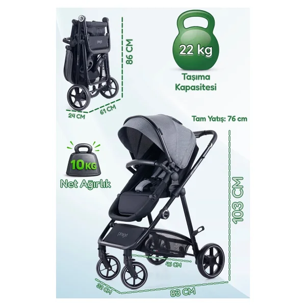 Prego Stein Travel Sistem Bebek Arabası - Görsel 7