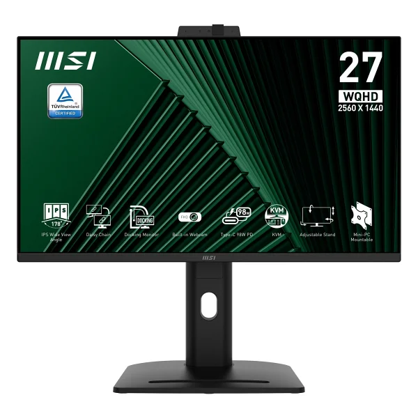 Msı Pro Mp275qpdg 27" 1 Ms 2k Pivot Ips 100 Hz Monitör - Görsel 4