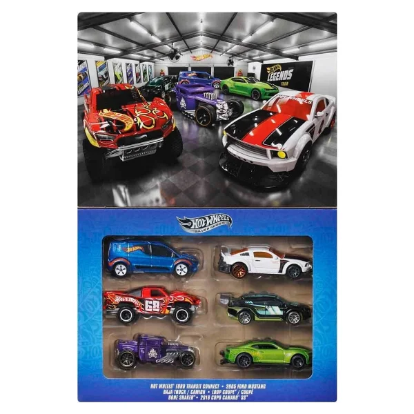 Hot Wheels Silver Series Legends 6'lı Araba Seti Jlb24 - Görsel 5