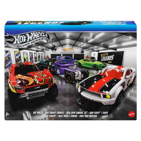 Hot Wheels Silver Series Legends 6'lı Araba Seti Jlb24 - Görsel 7
