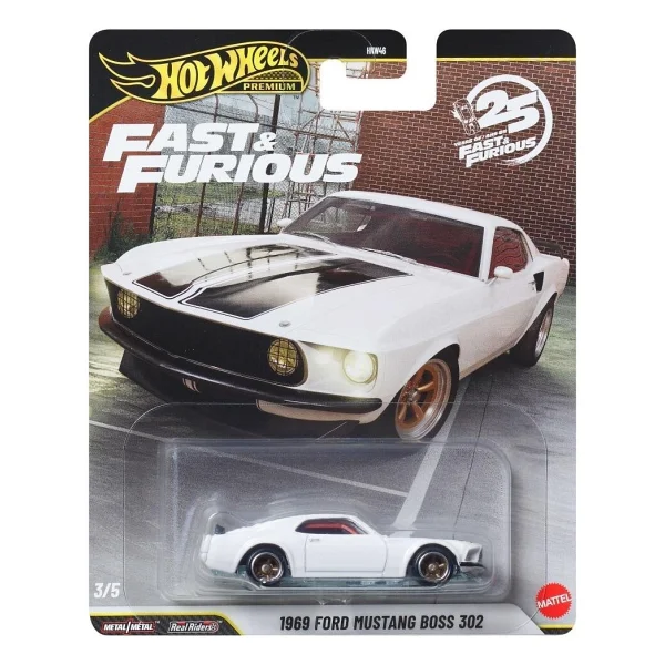 Hot Wheels Fast And Furious Premium 25. Yıl 1969 Ford Mustang Boss 302 Hnw46-Jhw72 - Görsel 2