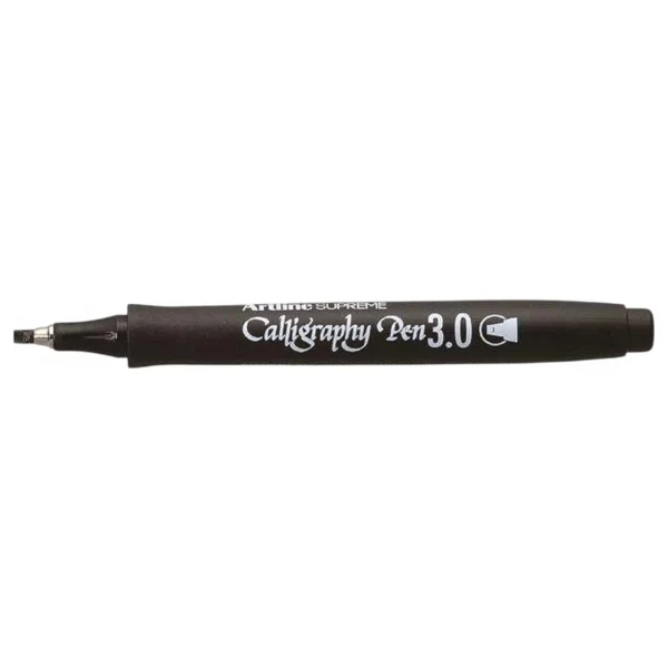 Artline Supreme Calligraphy Pen 3.0 Black - Görsel 2