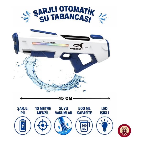 Baby Shark Sesli Ve Yüzen Figür Banyo Oyuncağı - Görsel 5