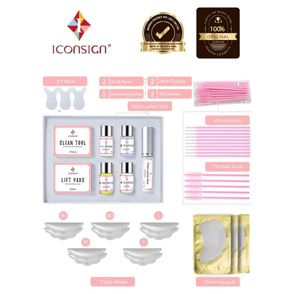 Iconsign Lash Lift Lifting Kirpik Perma Seti - Görsel 6