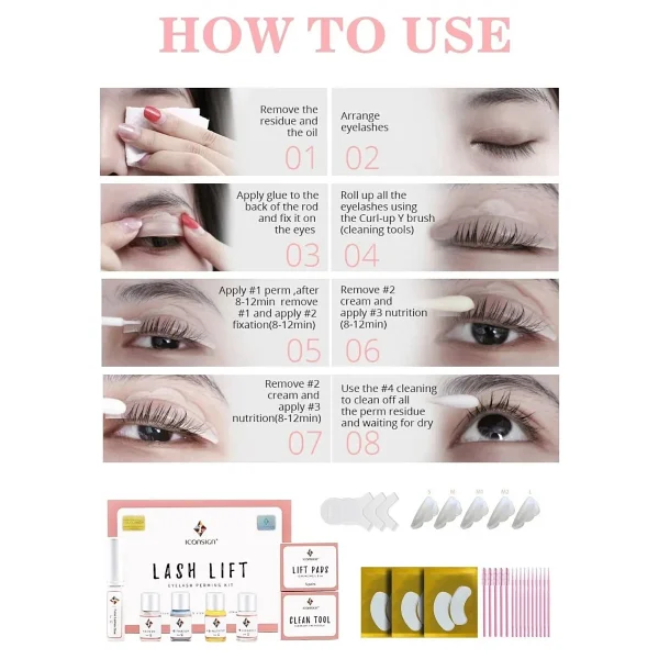 Iconsign Lash Lift Lifting Kirpik Perma Seti - Görsel 9
