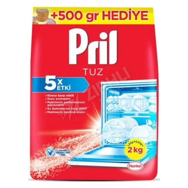 Pril Bulaşık Makinesi Tuz 2 Kg 4 Adet - Görsel 2