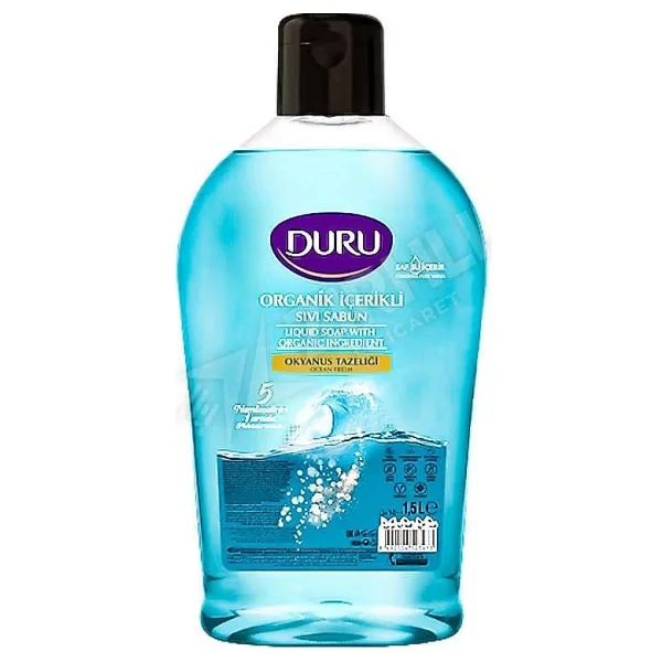 Duru Organik İçerikli Okyanus Tazeliği Sıvı Sabun 1.5 Lt - Görsel 2