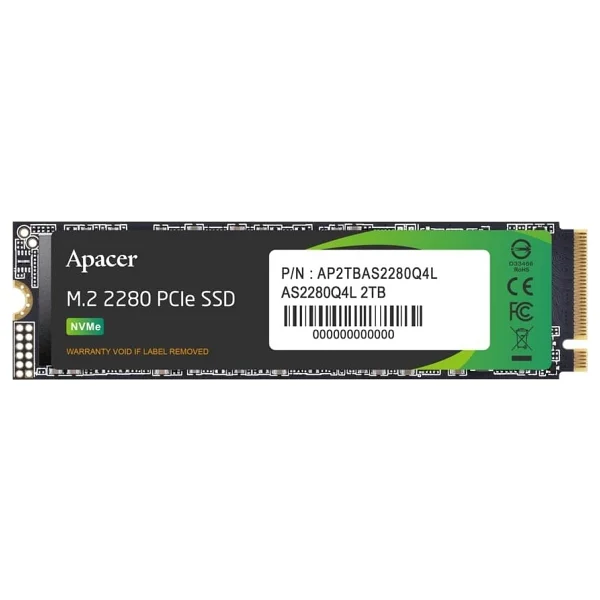 Apacer As2280q4l Ap256gas2280q4l-1 Pcı-Express 4.0 256 GB M.2 SSD - Görsel 2