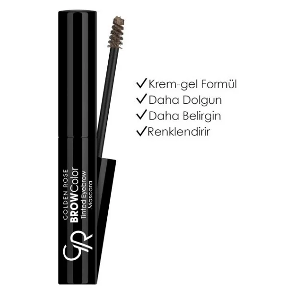 Golden Rose Brow Color Tinted Eyebrow 006 Kaş Maskarası - Görsel 3