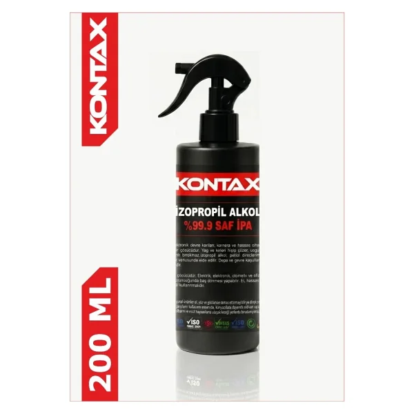 Kontax Saf İpa %99,9 İzopropil Alkol 200 Ml - Görsel 4