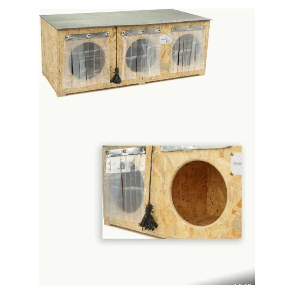 Demonte-Dış & İç Mekan Ahşap Kedi Yuvası Ölçüleri: 90x35x40 - Görsel 3