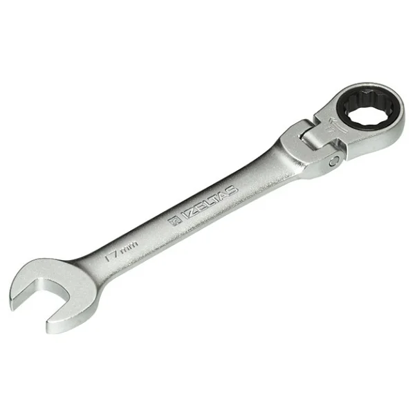 İzeltaş 0345 11 Mm Mafsallı Kombine Cırcır Anahtar - Görsel 2