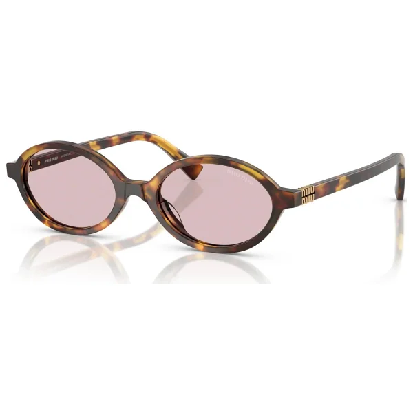 Miu Miu Regard 04zs 14l4ı0 Honey Havana-Pink Kadın Güneş Gözlüğü - Görsel 7