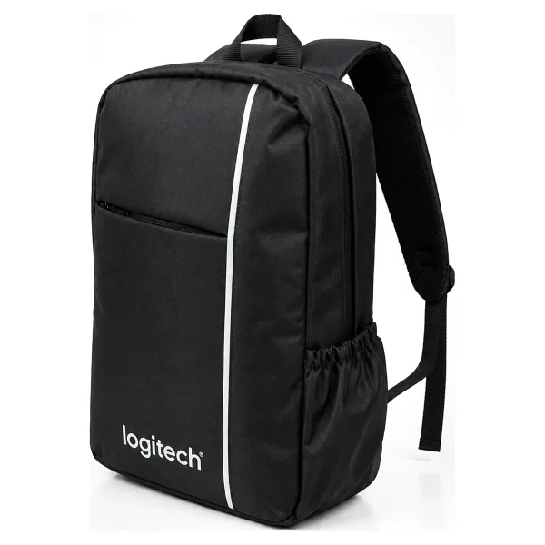 Logitech Orijinal 4 Bölmeli Unisex 15.6" Su Itici Kumaş Laptop Bölmeli Notebook Bilgisayar Için Sırt Çantası - Görsel 9