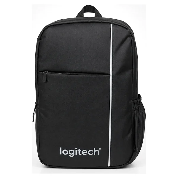 Logitech Orijinal 4 Bölmeli Unisex 15.6" Su Itici Kumaş Laptop Bölmeli Notebook Bilgisayar Için Sırt Çantası - Görsel 2