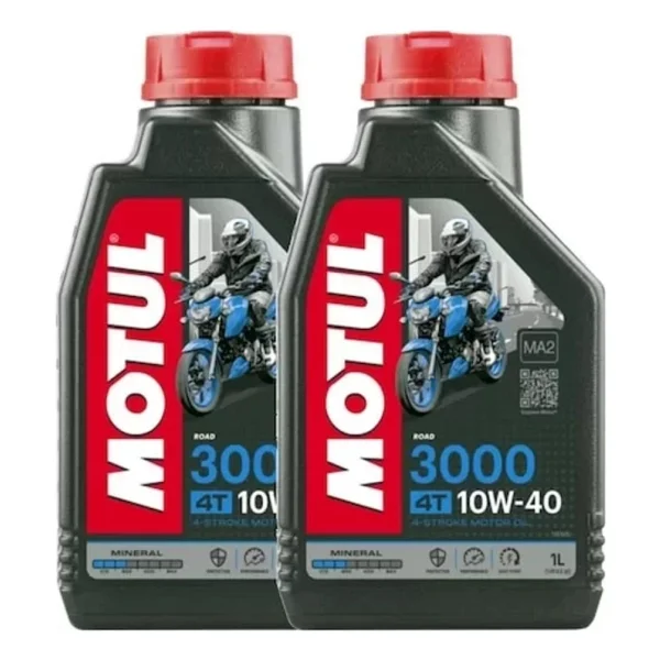 Motul 3000 10w40 4t 2x 1 Litre Motosiklet Yağı - Görsel 3