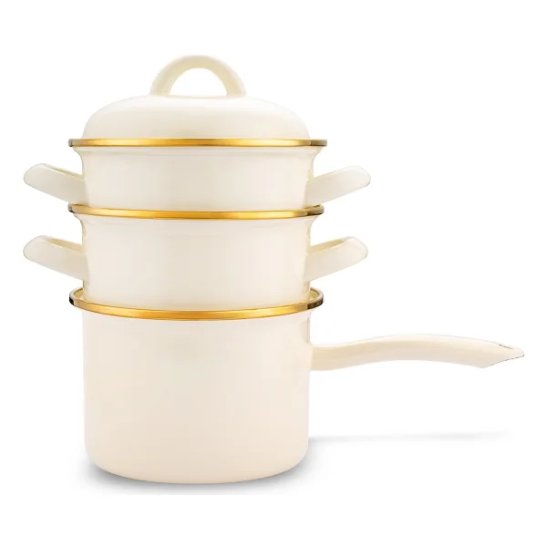 Emsan Retro 14 Cm Emaye Midi Tencere Seti - Görsel 8