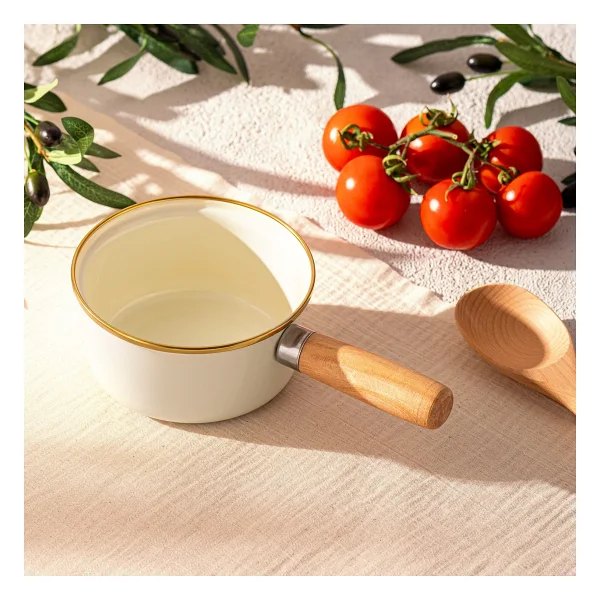 Emsan Retro Emaye Sütlük 14 Cm - Görsel 2