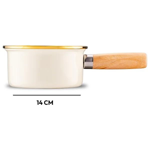 Emsan Retro Emaye Sütlük 14 Cm - Görsel 4
